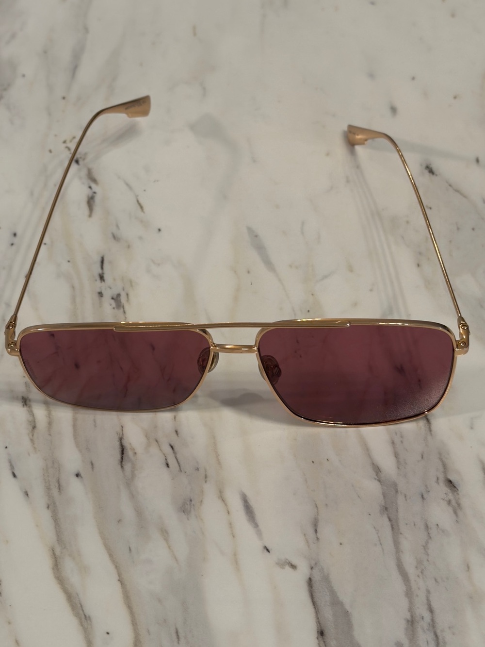 Christian Dior Stellaire 1 Sunglasses Pink Lens Gold Frame - Picture 7 of 7